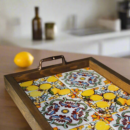 Поднос Ментон близък план - Tiled Tales